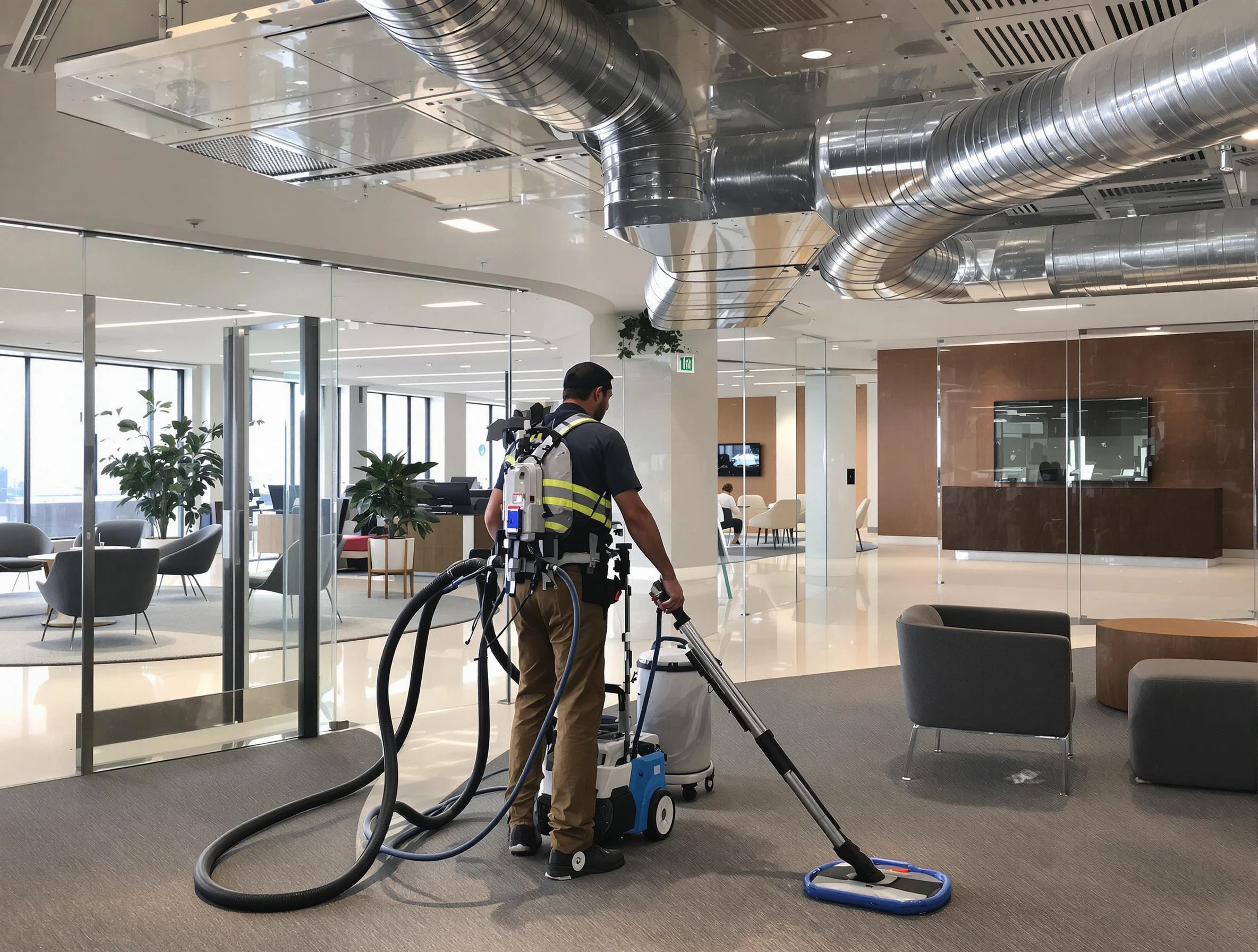 Commercial duct cleaning service by Littleton Air Duct Cleaning in Littleton