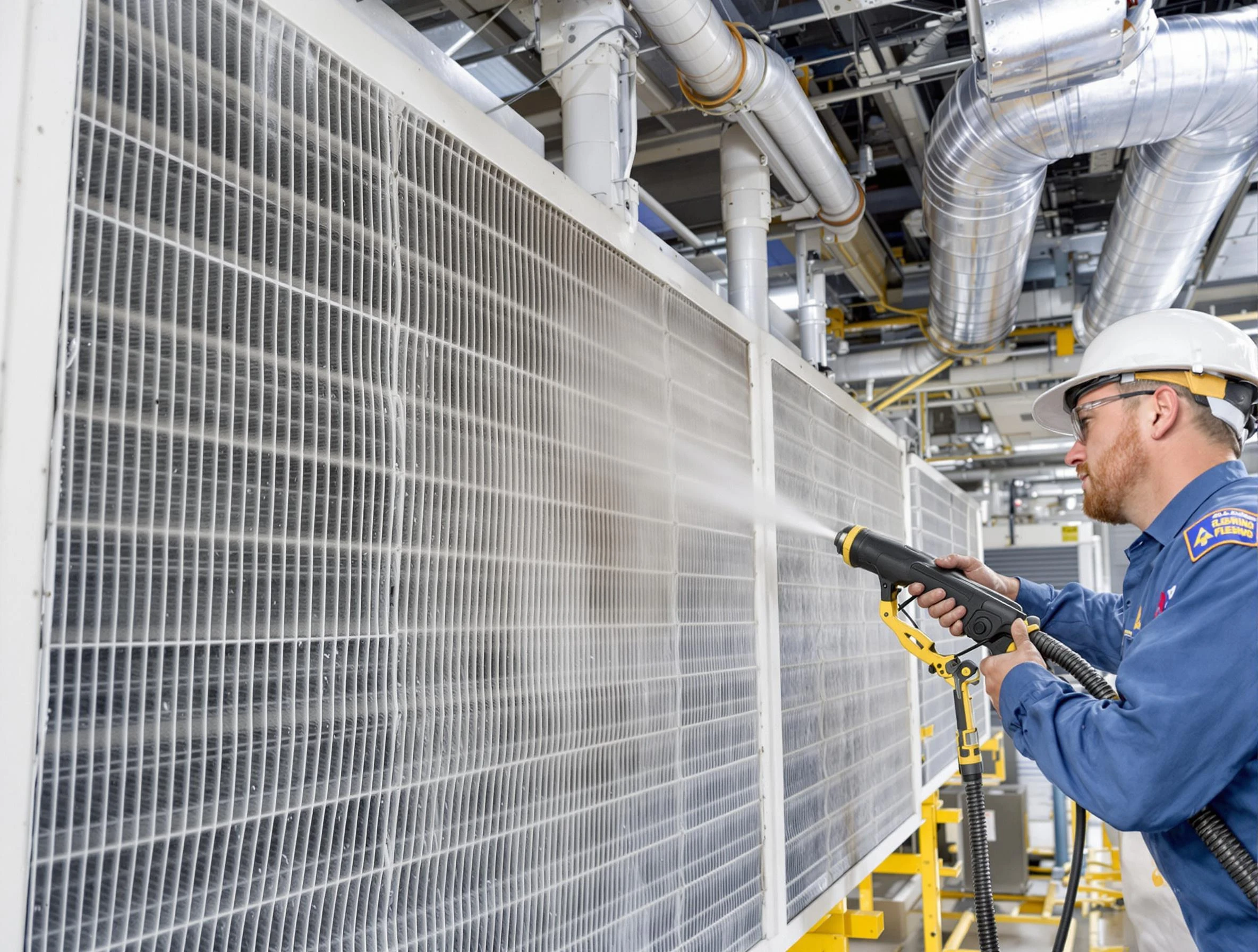 Professional commercial coil cleaning by Littleton Air Duct Cleaning in Littleton